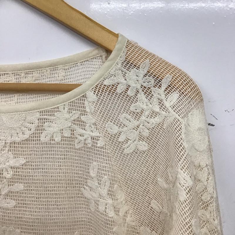 ローリーズファーム LOWRYS FARM カットソー 長袖 FREE 無地 ベージュ / ベージュ / beige レディース USED 古着 中古 10159354