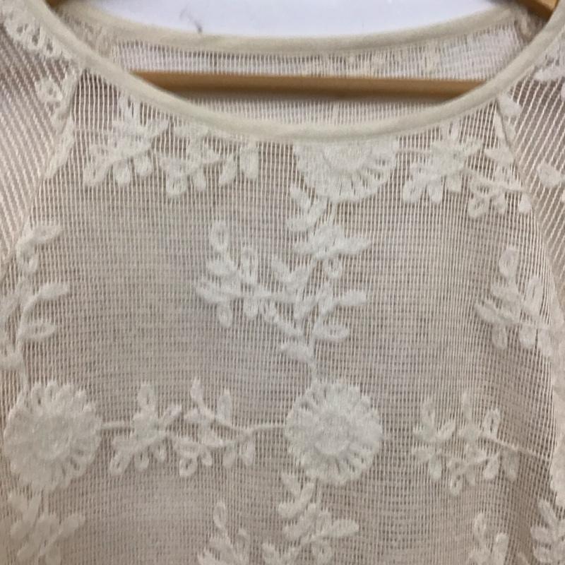 ローリーズファーム LOWRYS FARM カットソー 長袖 FREE 無地 ベージュ / ベージュ / beige レディース USED 古着 中古 10159354