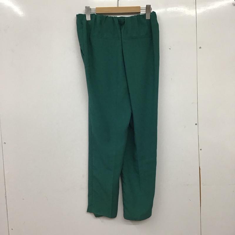 インデックス index パンツ スラックス M 無地 緑 / グリーン / green レディース USED 古着 中古 10159358