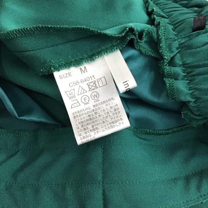 インデックス index パンツ スラックス M 無地 緑 / グリーン / green レディース USED 古着 中古 10159358