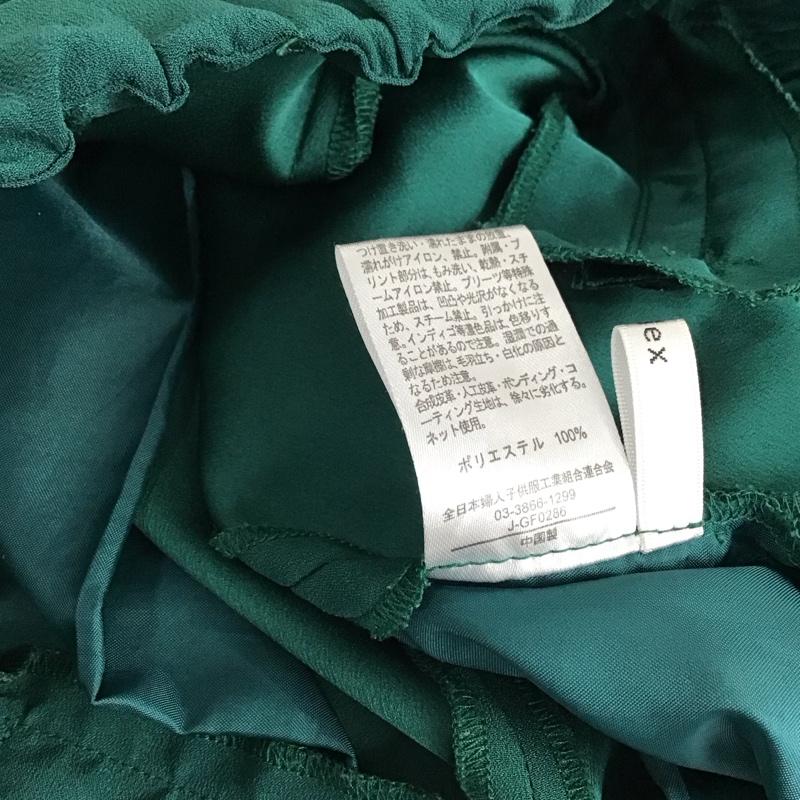 インデックス index パンツ スラックス M 無地 緑 / グリーン / green レディース USED 古着 中古 10159358