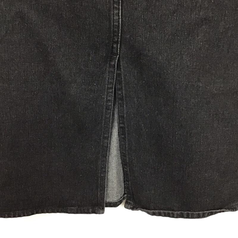 アーバンリサーチ URBAN RESEARCH スカート ロングスカート WH94-25M007 バックスリットデニムスカート S 無地 黒 / ブラック / black レディース USED 古着 中古 10159359