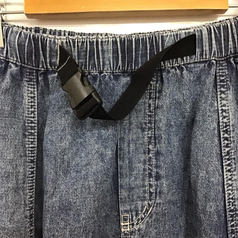 ニコアンド niko and... スカート ロングスカート 971133 ベルトフレアスカート L 無地 青 / ブルー / blue レディース USED 古着 中古 10159362