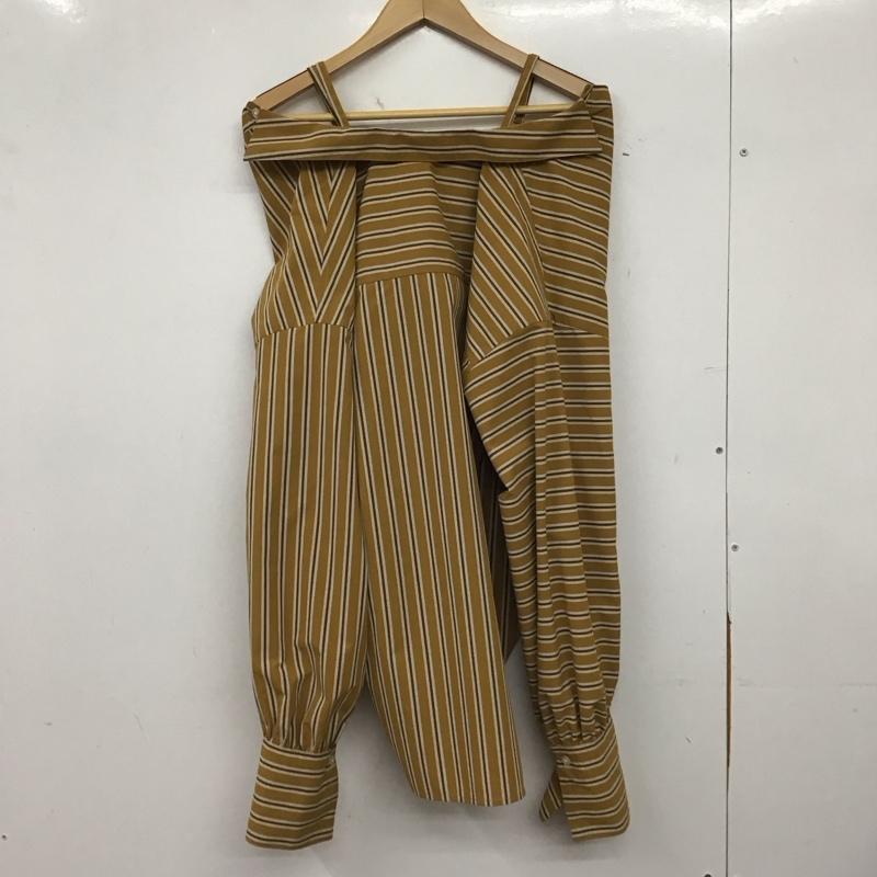 ローリーズファーム LOWRYS FARM シャツ、ブラウス 長袖 FREE ストライプ マルチカラー / マルチカラー / multicolor レディース USED 古着 中古 10159363