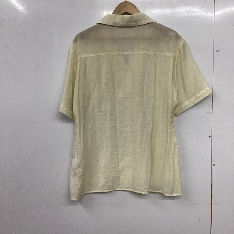 ジーナシス JEANASIS シャツ、ブラウス 半袖 JS064825MC FREE 無地 アイボリー / アイボリー / レディース USED 古着 中古 10159364