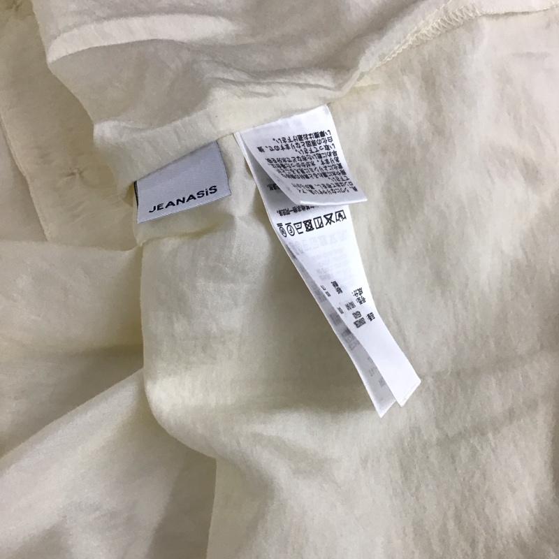 ジーナシス JEANASIS シャツ、ブラウス 半袖 JS064825MC FREE 無地 アイボリー / アイボリー / レディース USED 古着 中古 10159364