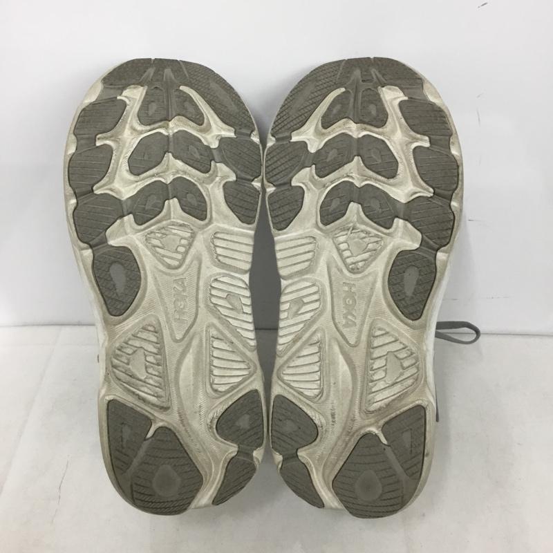 ホカ HOKA スニーカー スニーカー 1162032 STLLR ランニングシューズ クリフトン 10 CLIFTON 10 26cm 26.0cm ロゴ、文字 灰 / グレー / gray メンズ USED 古着 中古 10159368