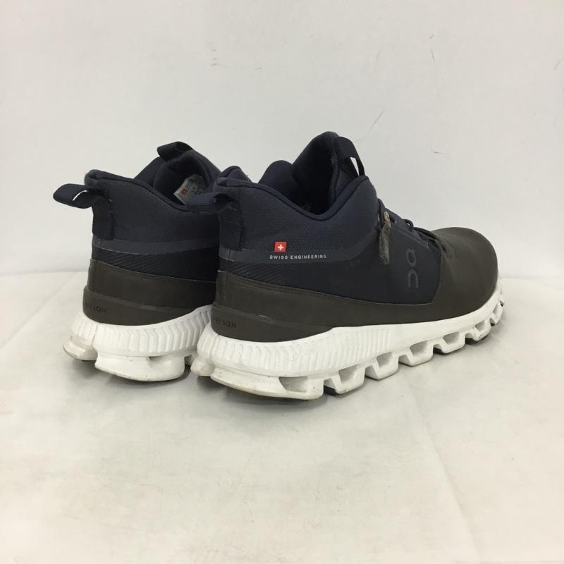 オン On スニーカー スニーカー UK9.5 US：10 ロゴ、文字 紺 / ネイビー / navy X ダークブラウン / ダークブラウン / メンズ USED 古着 中古 10159369