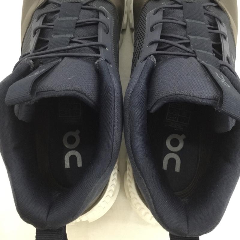 オン On スニーカー スニーカー UK9.5 US：10 ロゴ、文字 紺 / ネイビー / navy X ダークブラウン / ダークブラウン / メンズ USED 古着 中古 10159369
