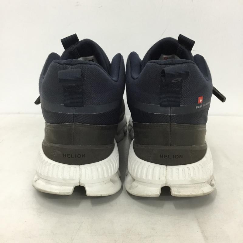 オン On スニーカー スニーカー UK9.5 US：10 ロゴ、文字 紺 / ネイビー / navy X ダークブラウン / ダークブラウン / メンズ USED 古着 中古 10159369