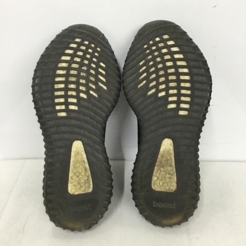 アディダス adidas スニーカー スニーカー BY1605 YEEZY BOOST 350 V2 27.5cm 27.5cm ロゴ、文字 黒 / ブラック / black X ベージュ / ベージュ / beige メンズ USED 古着 中古 10159371