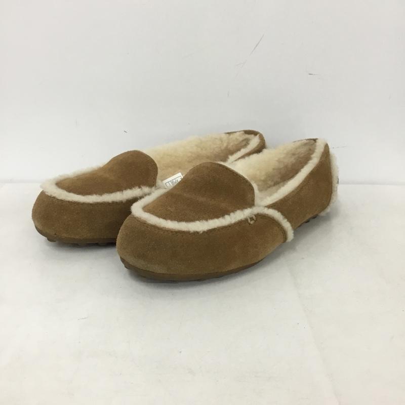 アグ UGG スリッポン スリッポン 1020029 モカシン HAILEY 24cm 24.0cm 無地 キャメル / キャメル / レディース USED 古着 中古 10159372