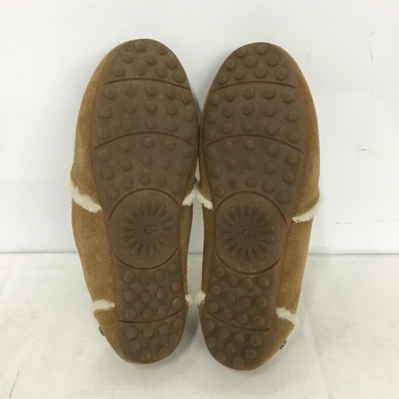 アグ UGG スリッポン スリッポン 1020029 モカシン HAILEY 24cm 24.0cm 無地 キャメル / キャメル / レディース USED 古着 中古 10159372