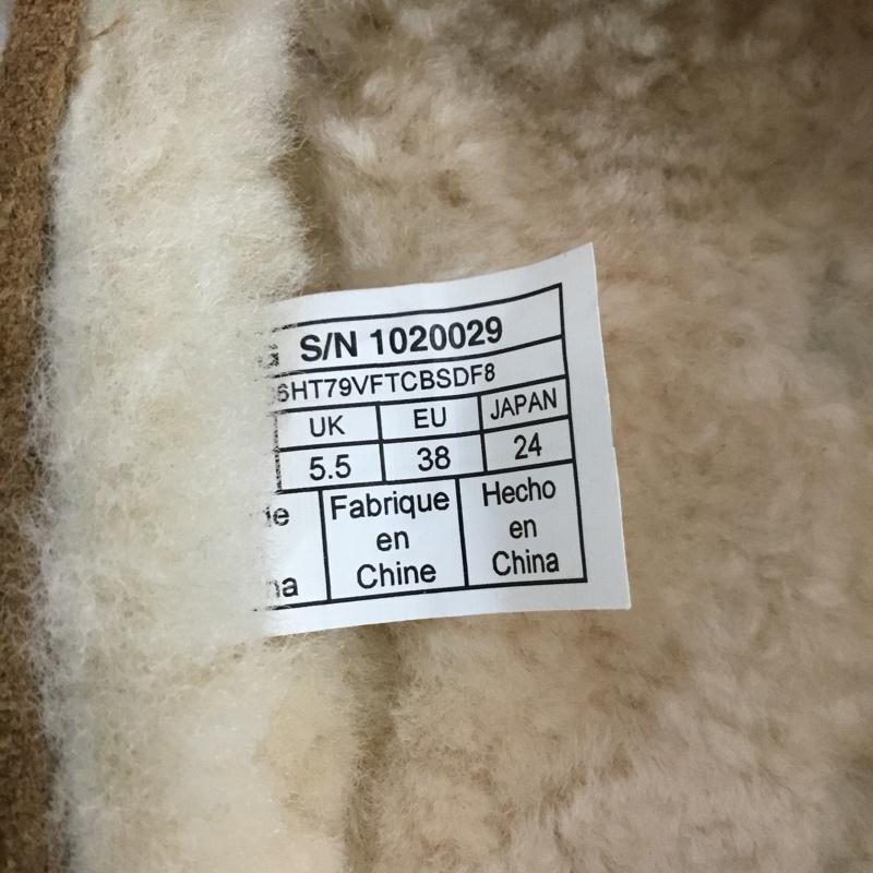 アグ UGG スリッポン スリッポン 1020029 モカシン HAILEY 24cm 24.0cm 無地 キャメル / キャメル / レディース USED 古着 中古 10159372