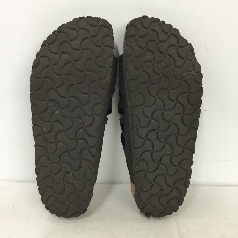 ビルケンシュトック BIRKENSTOCK サンダル サンダル 37 24cm 24.0cm ロゴ、文字 黒 / ブラック / black レディース USED 古着 中古 10159375