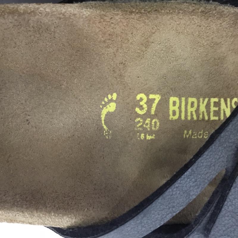 ビルケンシュトック BIRKENSTOCK サンダル サンダル 37 24cm 24.0cm ロゴ、文字 黒 / ブラック / black レディース USED 古着 中古 10159375