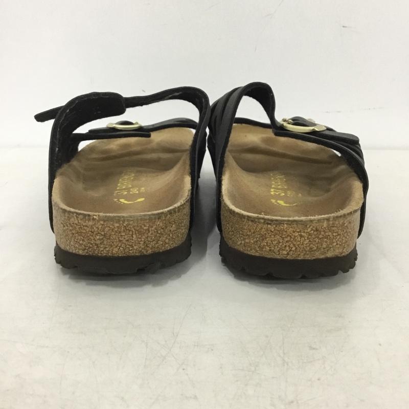 ビルケンシュトック BIRKENSTOCK サンダル サンダル 37 24cm 24.0cm ロゴ、文字 黒 / ブラック / black レディース USED 古着 中古 10159375
