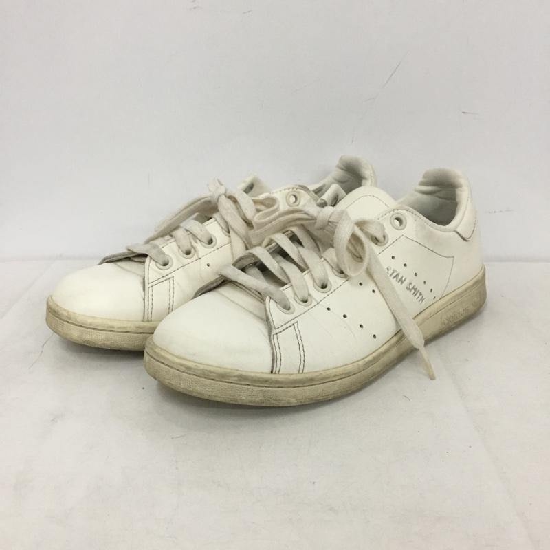 アディダス adidas スニーカー スニーカー GZ3056 STAN SMITH EDIFICE IENA 24cm 24.0cm ロゴ、文字 アイボリー / アイボリー / レディース USED 古着 中古 10159376