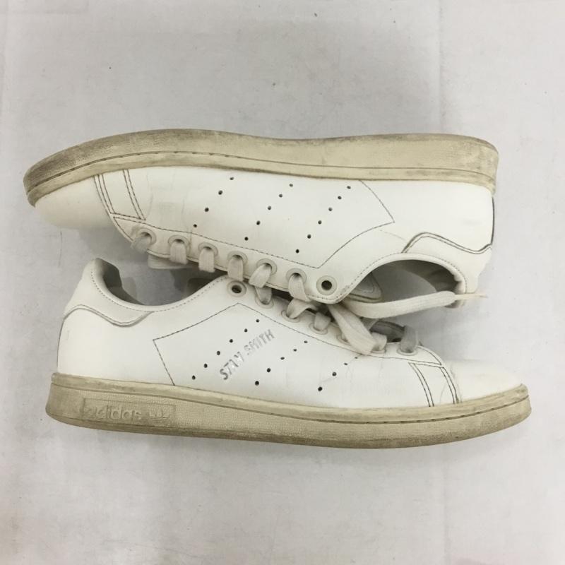 アディダス adidas スニーカー スニーカー GZ3056 STAN SMITH EDIFICE IENA 24cm 24.0cm ロゴ、文字 アイボリー / アイボリー / レディース USED 古着 中古 10159376