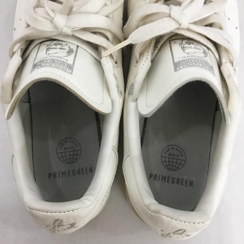アディダス adidas スニーカー スニーカー GZ3056 STAN SMITH EDIFICE IENA 24cm 24.0cm ロゴ、文字 アイボリー / アイボリー / レディース USED 古着 中古 10159376