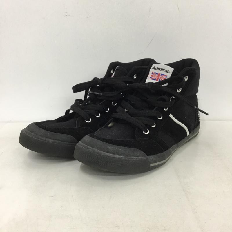 アドミラル Admiral スニーカー スニーカー SJAD1511 INOMER HI 24cm 24.0cm ロゴ、文字 黒 / ブラック / black レディース USED 古着 中古 10159377