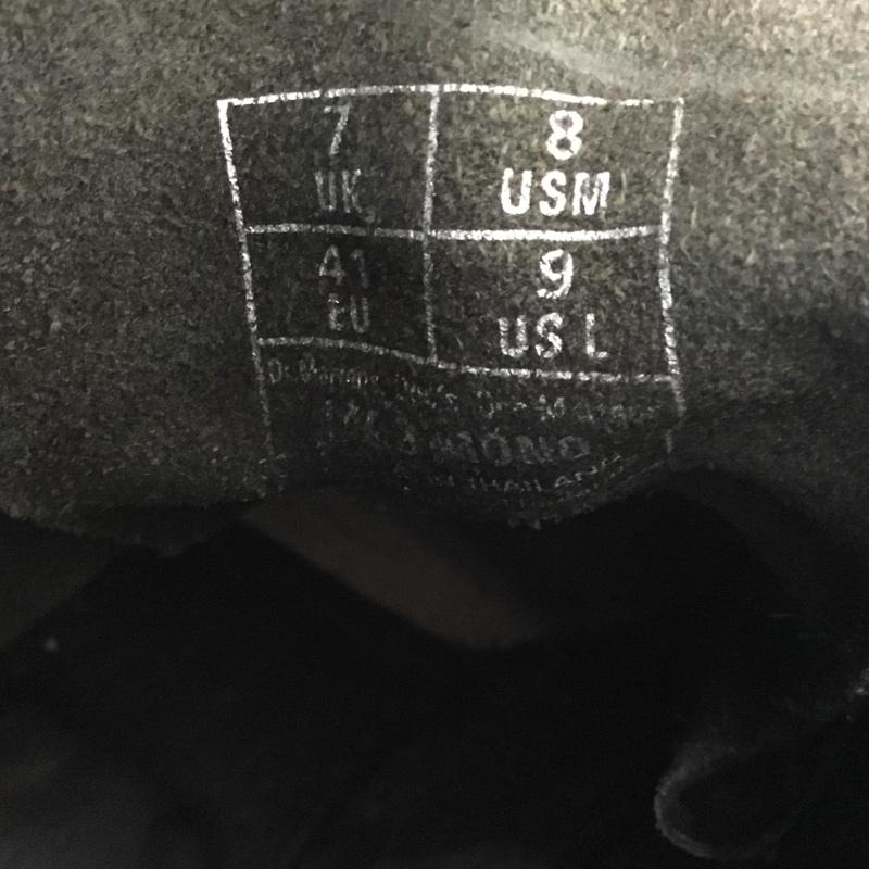 ドクターマーチン Dr.Martens ブーツ 一般 8ホール UK MONO 無地 黒 / ブラック / black メンズ USED 古着 中古 10159380