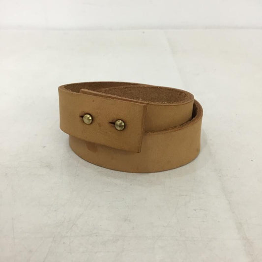 ブルーナボイン BRUNABOINNE アクセサリー ブレスレット、バングル レザー 無地 ベージュ / ベージュ / beige メンズ USED 古着 中古 10159383