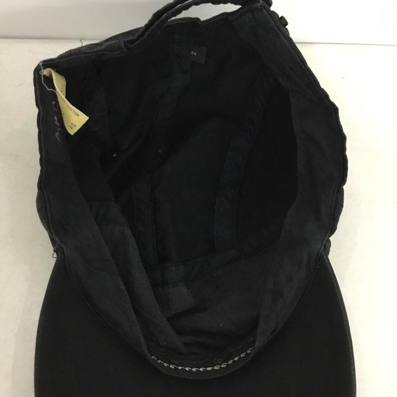 アーペーセー A.P.C. 帽子 キャップ ロゴ、文字 黒 / ブラック / black メンズ USED 古着 中古 10159384