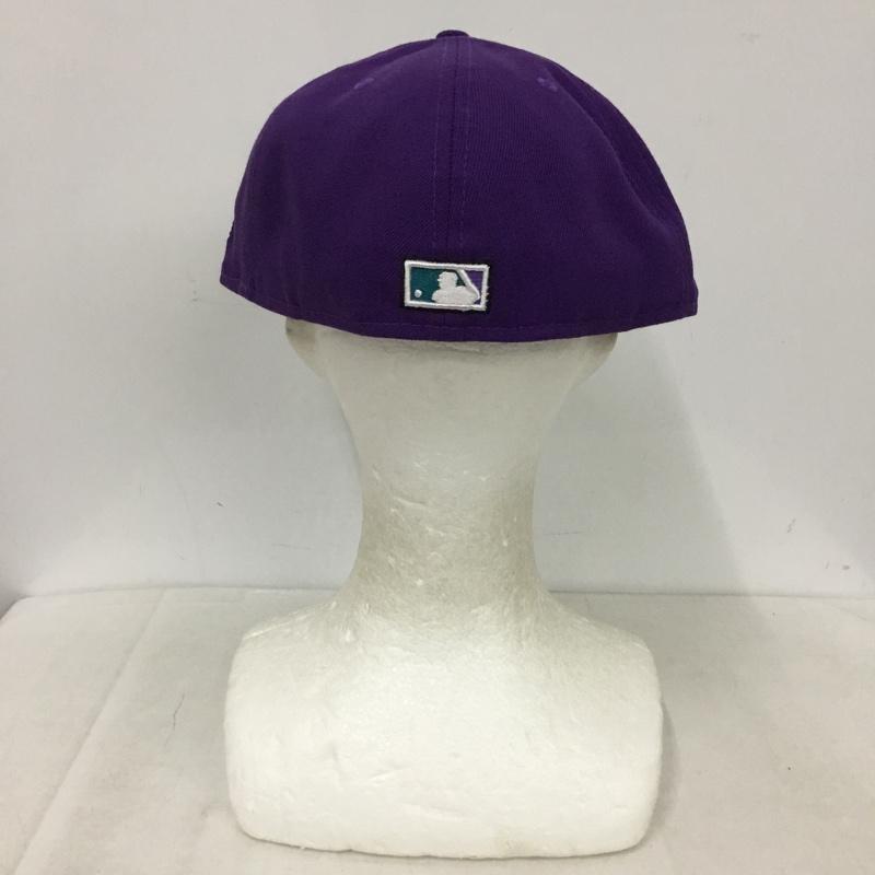 ニューエラ NEW ERA 帽子 キャップ 59FIFTY TAMRAYCO 60.6cm ロゴ、文字 紫 / パープル / purple メンズ USED 古着 中古 10159385