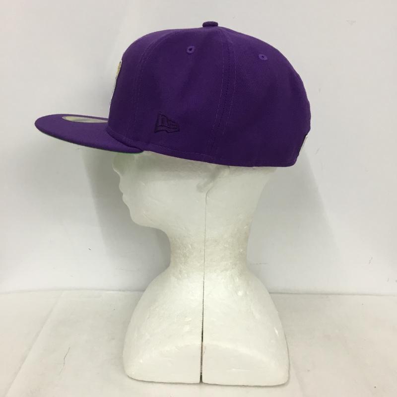 ニューエラ NEW ERA 帽子 キャップ 59FIFTY TAMRAYCO 60.6cm ロゴ、文字 紫 / パープル / purple メンズ USED 古着 中古 10159385