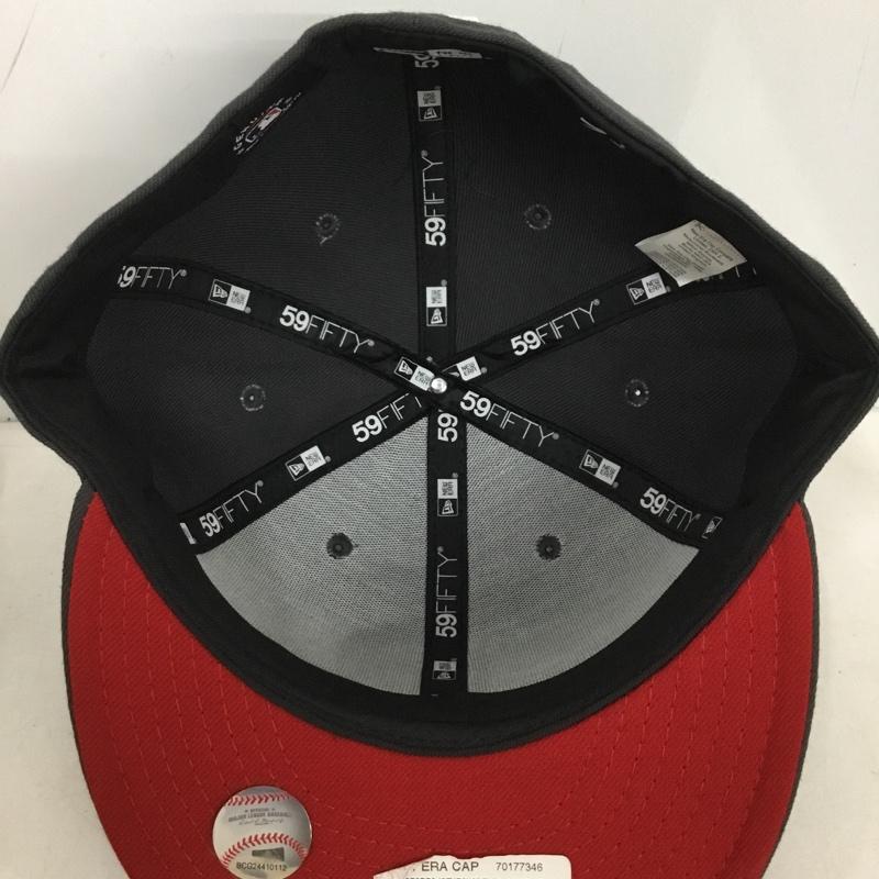 ニューエラ NEW ERA 帽子 キャップ 59FIFTY 59.6cm エンゼルス ロゴ、文字 灰 / グレー / gray メンズ USED 古着 中古 10159386
