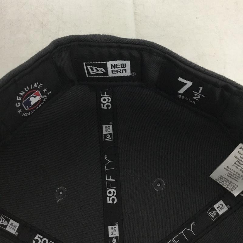 ニューエラ NEW ERA 帽子 キャップ 59FIFTY 59.6cm エンゼルス ロゴ、文字 灰 / グレー / gray メンズ USED 古着 中古 10159386