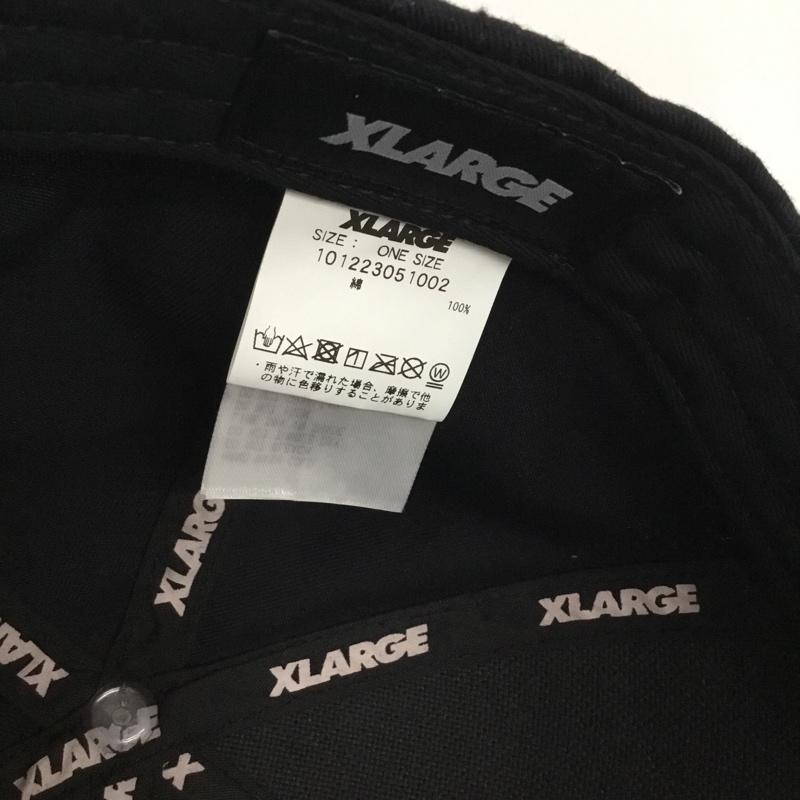 エクストララージ XLARGE 帽子 キャップ 101223051002 Old English Logo 6 Panel Cap ONE SIZE ロゴ、文字 黒 / ブラック / black メンズ USED 古着 中古 10159387
