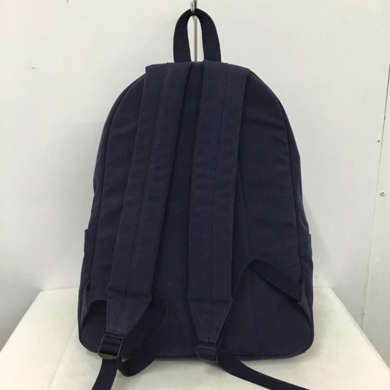 ステューシー STUSSY リュックサック、デイパック リュックサック、デイバッグ 134252 CANVAS BACKPACK コットン ロゴ、文字 紺 / ネイビー / navy メンズ USED 古着 中古 10159388