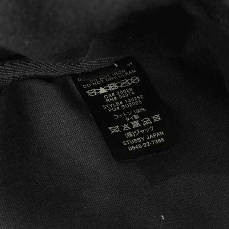 ステューシー STUSSY リュックサック、デイパック リュックサック、デイバッグ 134252 CANVAS BACKPACK コットン ロゴ、文字 紺 / ネイビー / navy メンズ USED 古着 中古 10159388
