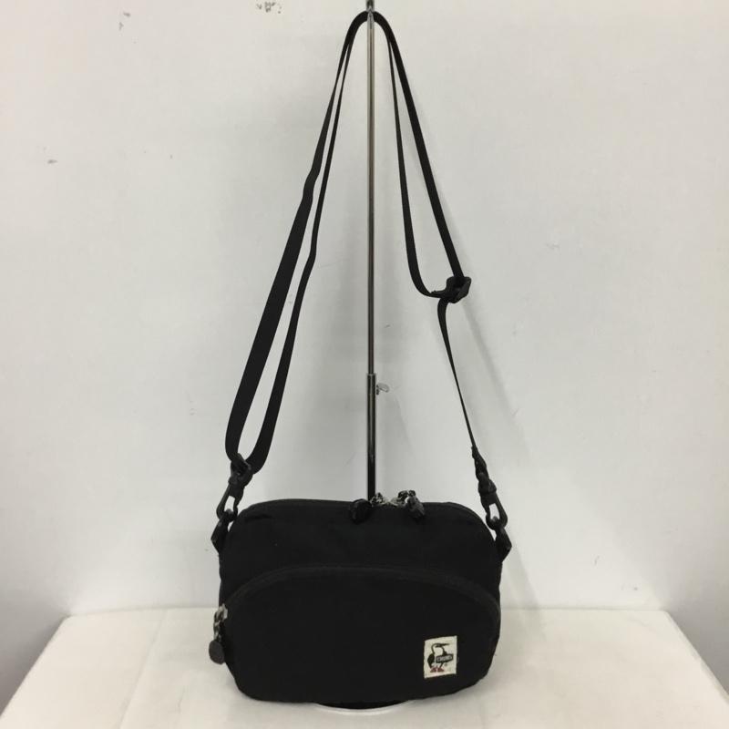 チャムス CHUMS ショルダーバッグ ショルダーバッグ CH60-2525 コーデュラエコメイド ロゴ、文字 黒 / ブラック / black メンズ USED 古着 中古 10159389