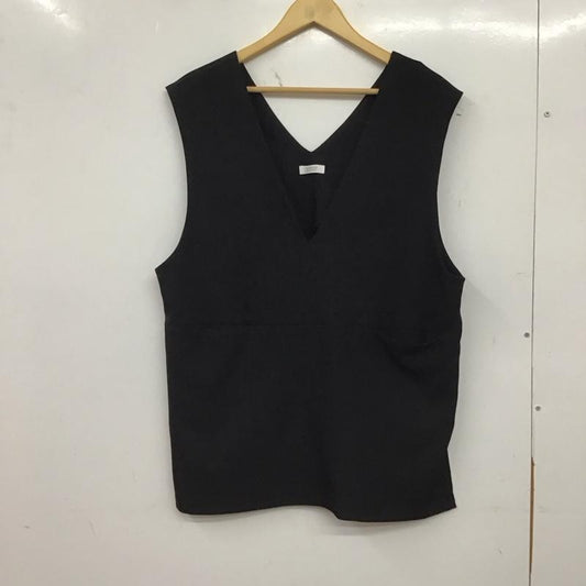 ローリーズファーム LOWRYS FARM ベスト ベスト LF623005AD Vネック プルオーバー FREE 無地 黒 / ブラック / black レディース USED 古着 中古 10159393
