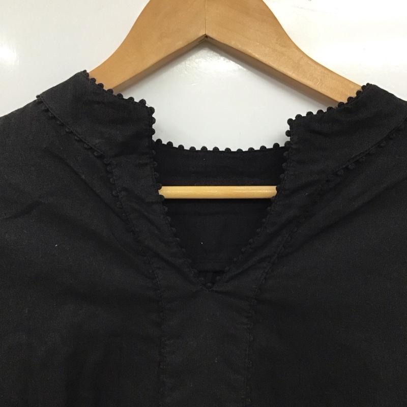 シンプリシテェ Simplicite シャツ、ブラウス 長袖 タグ付 FREE 無地 黒 / ブラック / black レディース USED 古着 中古 10159396