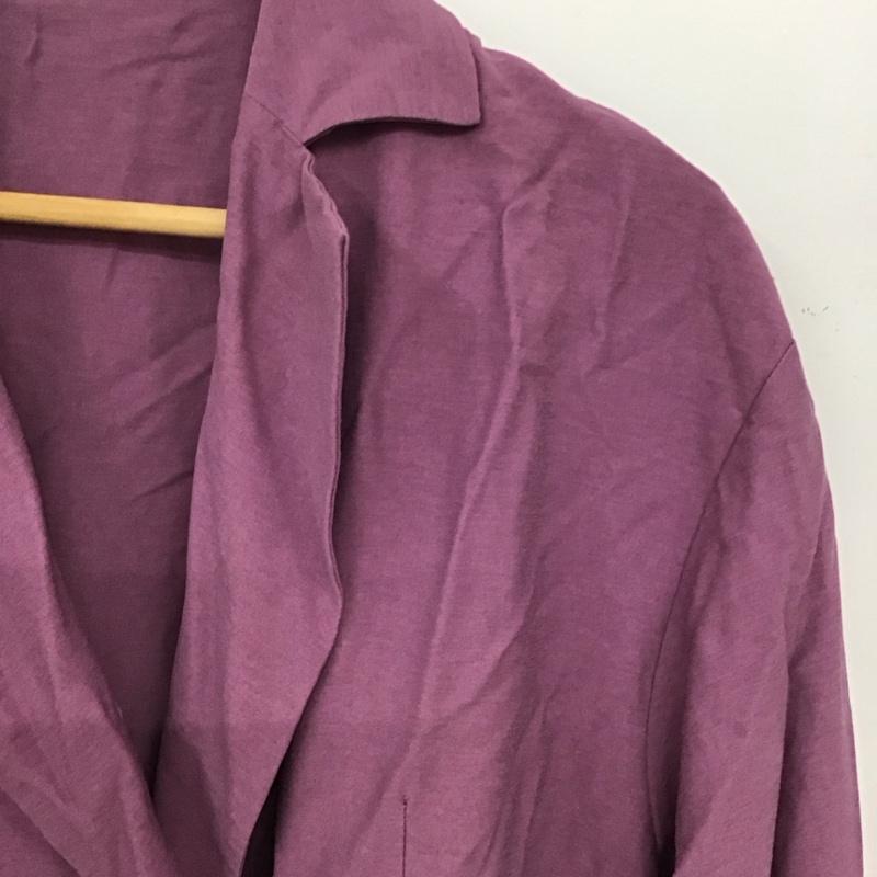 マウジー MOUSSY ジャケット、上着 ジャケット、ブレザー 010CAE30-6610 DOUBLE LIGHT ジャケット FREE 無地 紫 / パープル / purple レディース USED 古着 中古 10159398