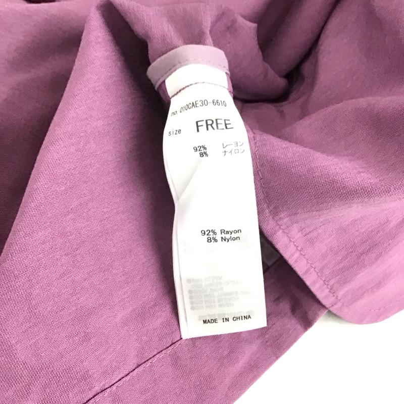 マウジー MOUSSY ジャケット、上着 ジャケット、ブレザー 010CAE30-6610 DOUBLE LIGHT ジャケット FREE 無地 紫 / パープル / purple レディース USED 古着 中古 10159398