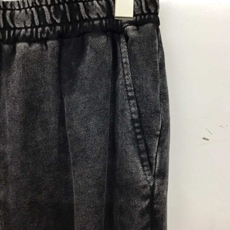 ジーナシス JEANASIS パンツ ワークパンツ、ペインターパンツ JS050961CF ダメージ加工スウェットパンツ FREE 無地 チャコールグレー / チャコールグレー / レディース USED 古着 中古 10159400