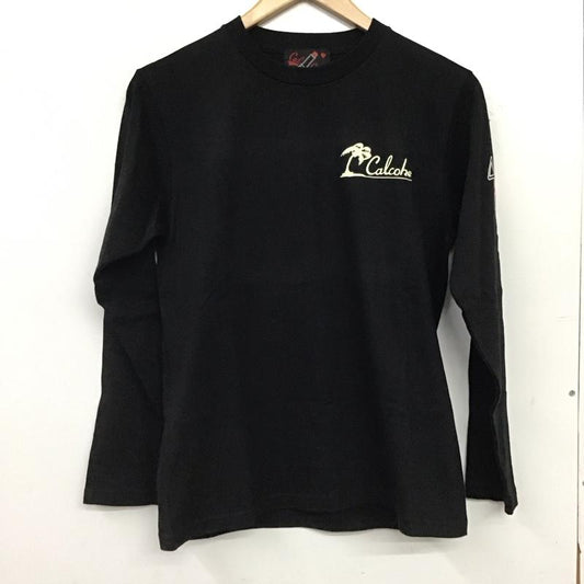 カルコーク cal coke カットソー 長袖 長袖カットソー プリントカットソー クルーネック プリント 黒 / ブラック / black メンズ USED 古着 中古 10159401