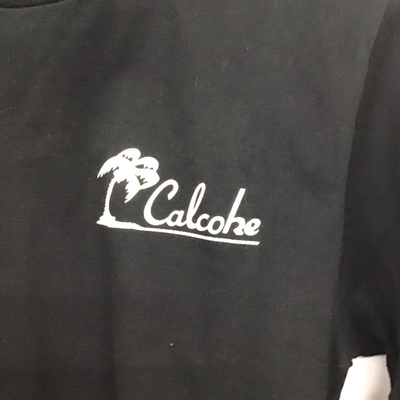 カルコーク cal coke カットソー 長袖 長袖カットソー プリントカットソー クルーネック プリント 黒 / ブラック / black メンズ USED 古着 中古 10159401