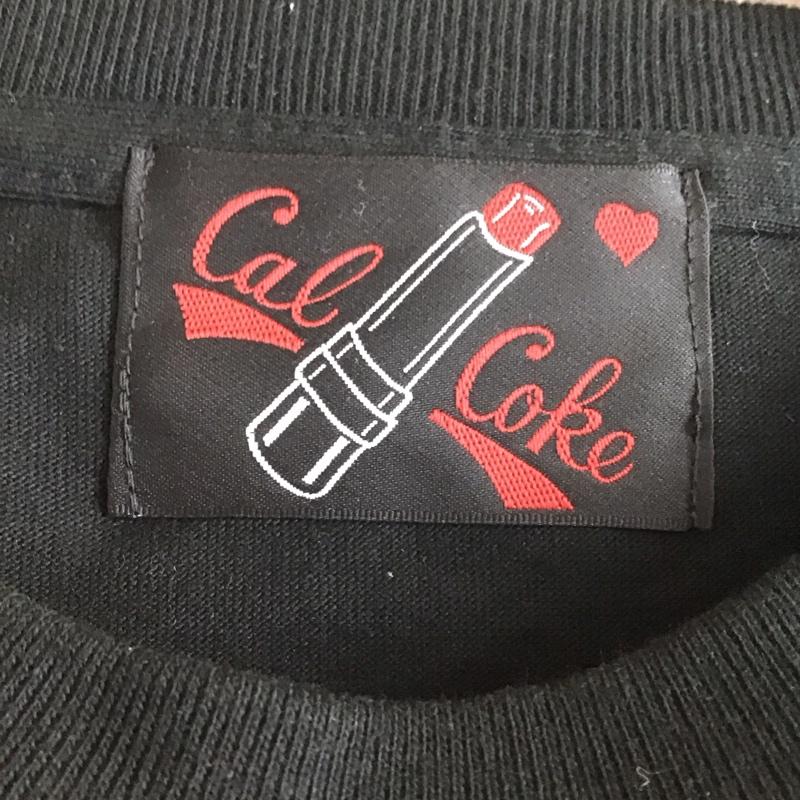 カルコーク cal coke カットソー 長袖 長袖カットソー プリントカットソー クルーネック プリント 黒 / ブラック / black メンズ USED 古着 中古 10159401