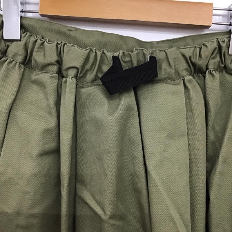 アールシーダブリュービー RCWB スカート ロングスカート 420CSH31-0800 M 無地 カーキ / カーキ / khaki レディース USED 古着 中古 10159403