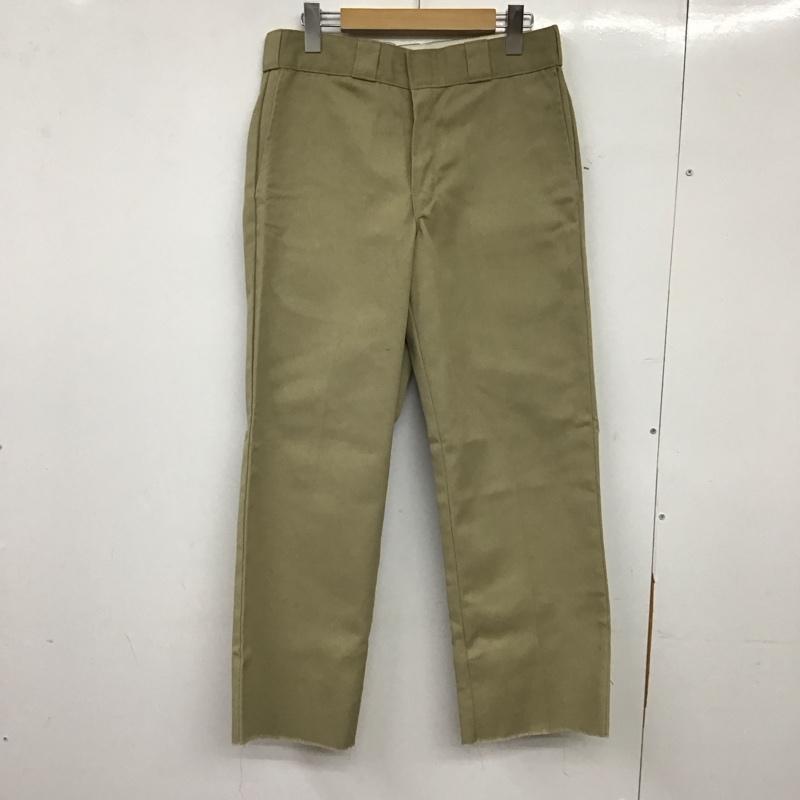 ディッキーズ Dickies パンツ ワークパンツ、ペインターパンツ ワークパンツ ワイドパンツ カジュアルパンツ 30インチ 無地 ベージュ / ベージュ / beige メンズ USED 古着 中古 10159404