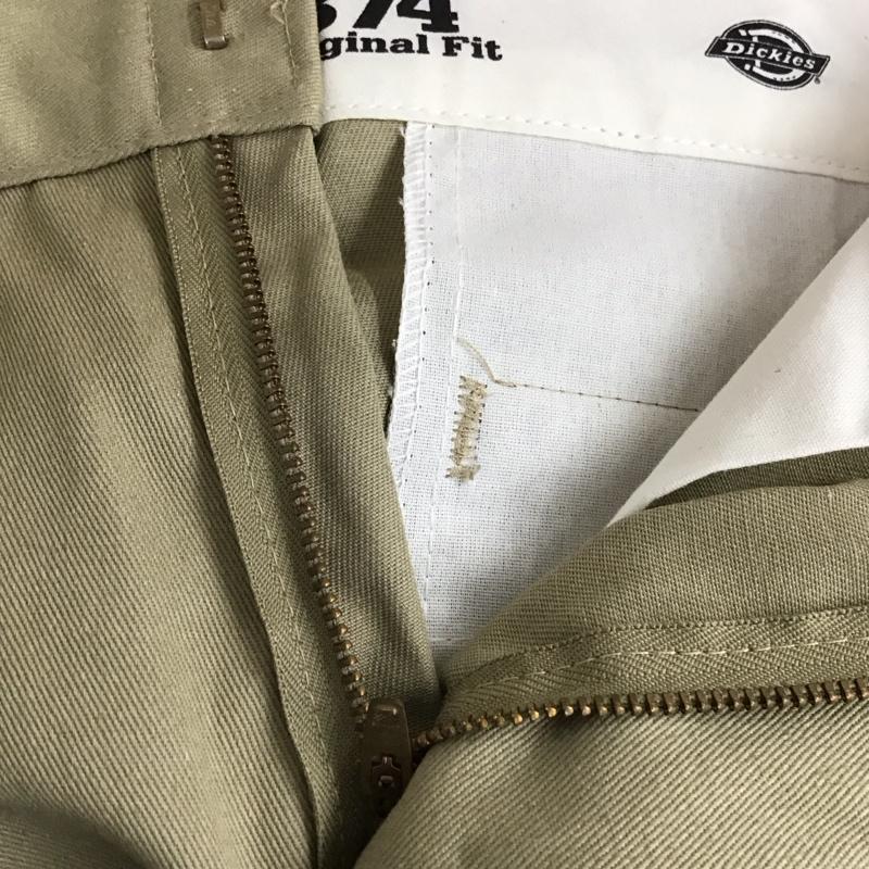 ディッキーズ Dickies パンツ ワークパンツ、ペインターパンツ ワークパンツ ワイドパンツ カジュアルパンツ 30インチ 無地 ベージュ / ベージュ / beige メンズ USED 古着 中古 10159404