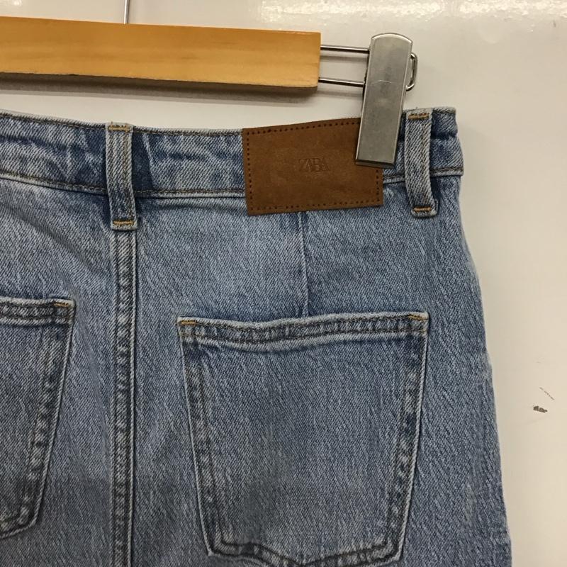 ザラ ZARA スカート ロングスカート タグ付 XS 無地 水色 / ライトブルー / レディース USED 古着 中古 10159405