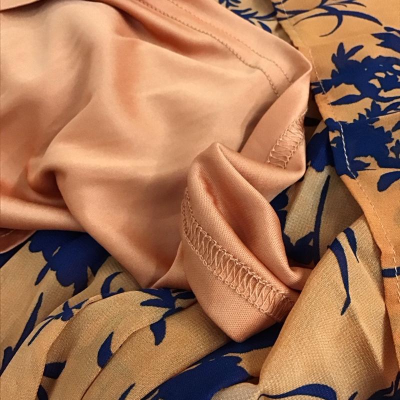 アズールバイマウジー AZUL BY MOUSSY スカート ロングスカート 250ESB31-568E BOUQUET FLOWER SKIRT S 総柄 橙 / オレンジ / orange レディース USED 古着 中古 10159406