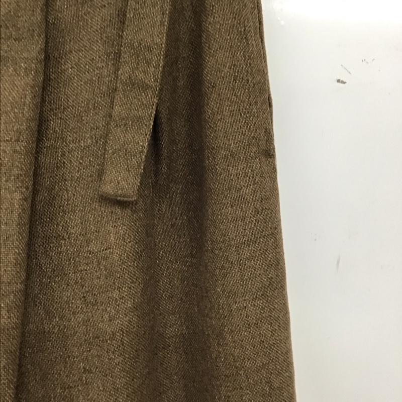 ムルーア MURUA パンツ ワークパンツ、ペインターパンツ 012020701001 フリンジワイドパンツ S 無地 茶 / ブラウン / brown レディース USED 古着 中古 10159407